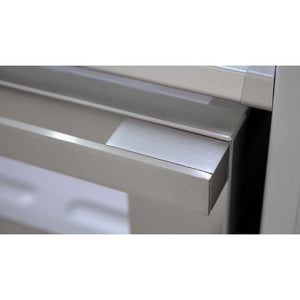 Réfrigérateur à congélateur inférieur 36 po, 18,5 pi³ Inox - Sofia Pro avec charnière gauche