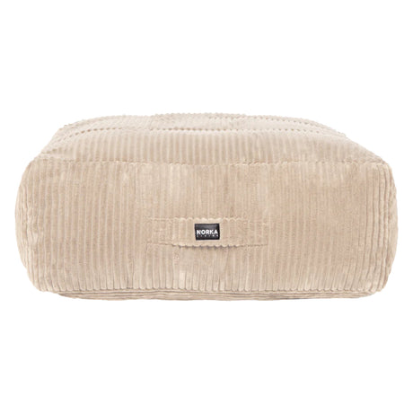 Ottoman poire Modish en tissu beige