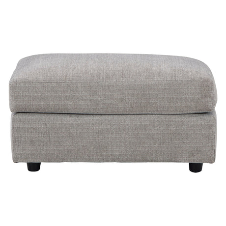 Ottoman Stairatt en tissu gris ancre