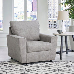 Fauteuil gris en tissu - Stairatt