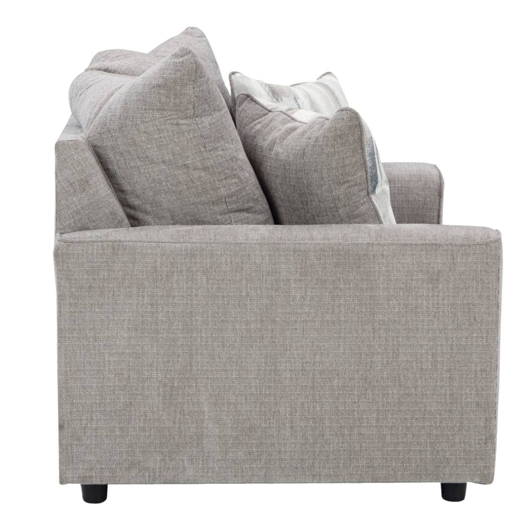 Causeuse en tissu gris - Stairatt