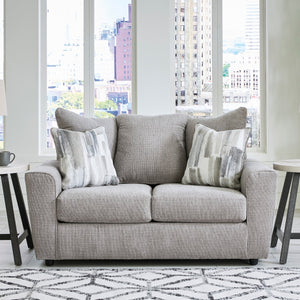 Causeuse en tissu gris - Stairatt