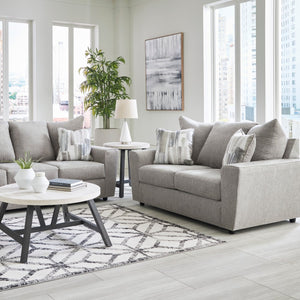 Causeuse en tissu gris - Stairatt