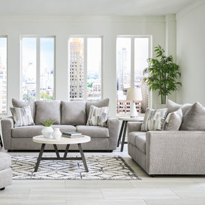 Causeuse en tissu gris - Stairatt