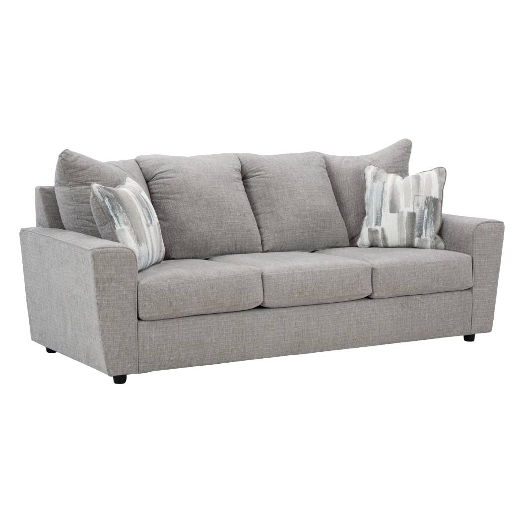 Sofa en tissu gris avec coussin - Stairatt