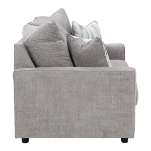 Sofa en tissu gris avec coussin - Stairatt