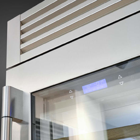 Cellier à vin encastrable 24 po, 54 btl Inox - Sofia Pro