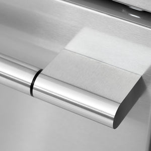 Réfrigérateur porte française à profondeur comptoir 36 po, 20,3 pi³ 3 portes Inox avec machine à glaçons