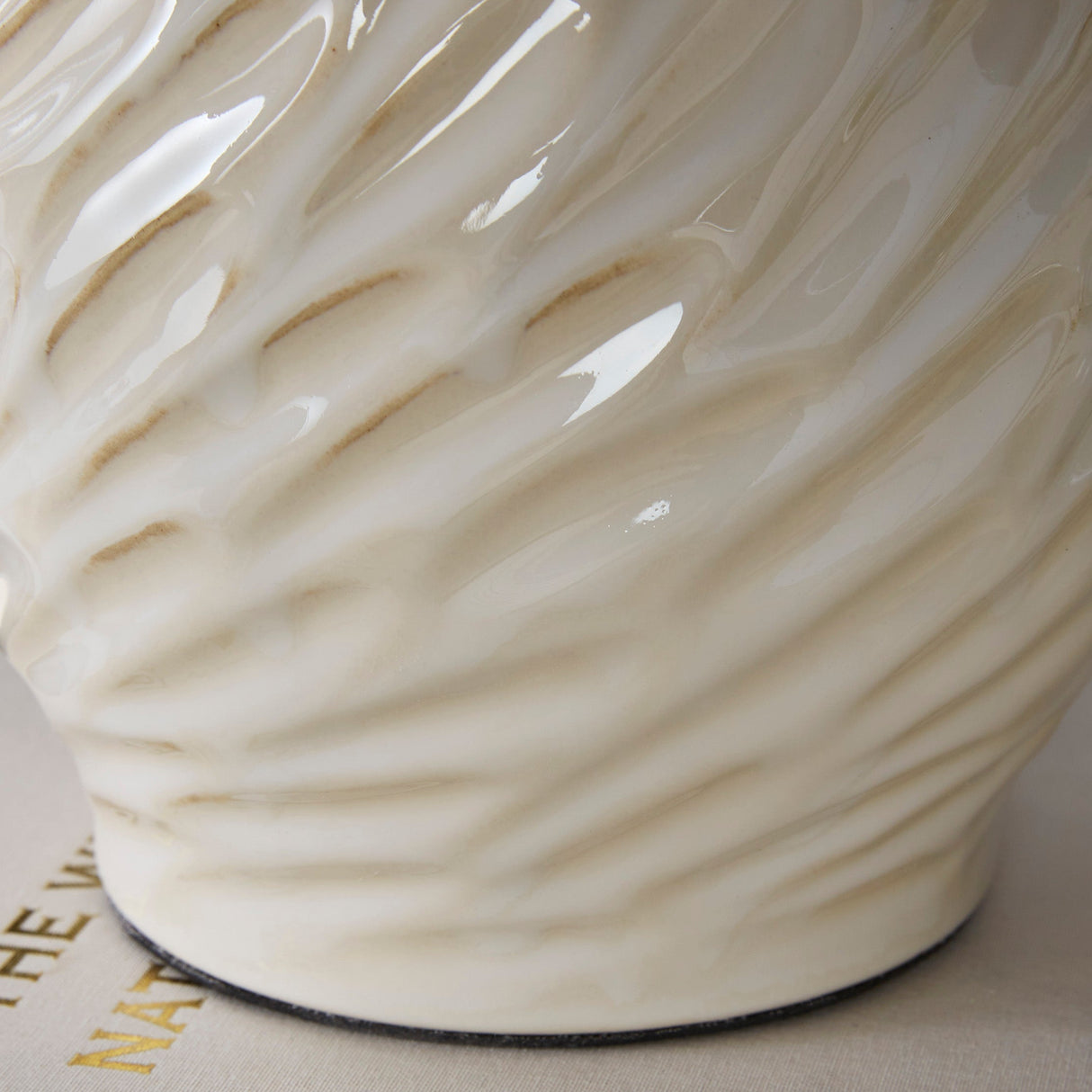 Lampe de table crème 19po - Garinton