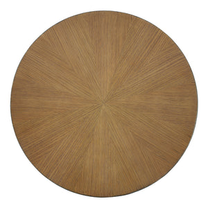 Table d'appoint bois brune ronde - Fridley