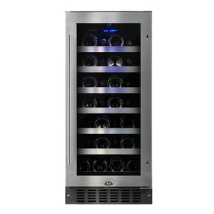 Cellier 15 po, 28 bouteilles Inox - Gamme Diamond