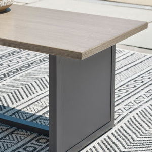 Table d'appoint extérieure bois beige rectangulaire - Bree Zee