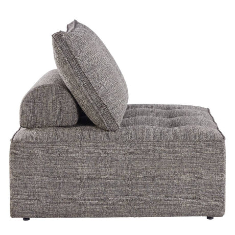 Chaise d'extérieure en tissu gris sans accoudoir - Bree Zee
