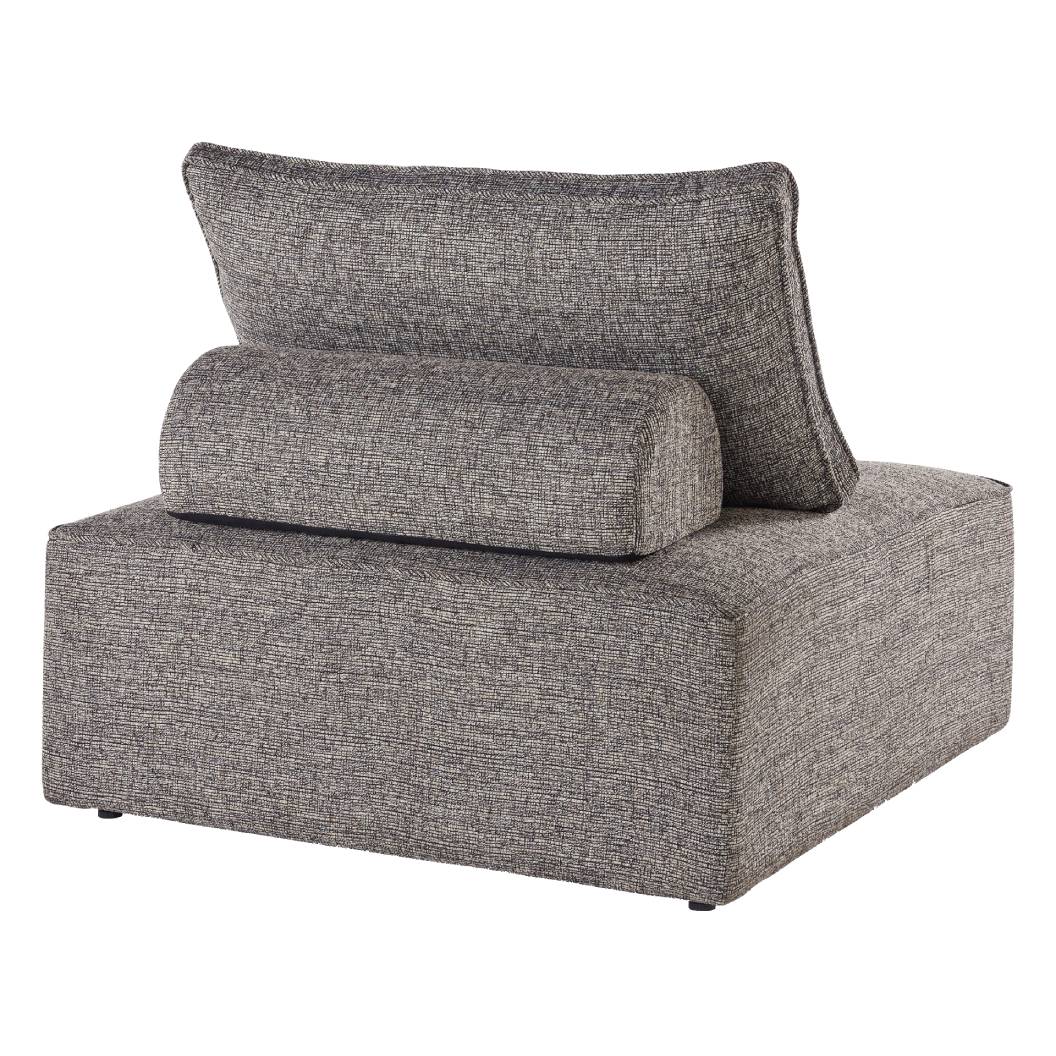 Chaise d'extérieure en tissu gris sans accoudoir - Bree Zee