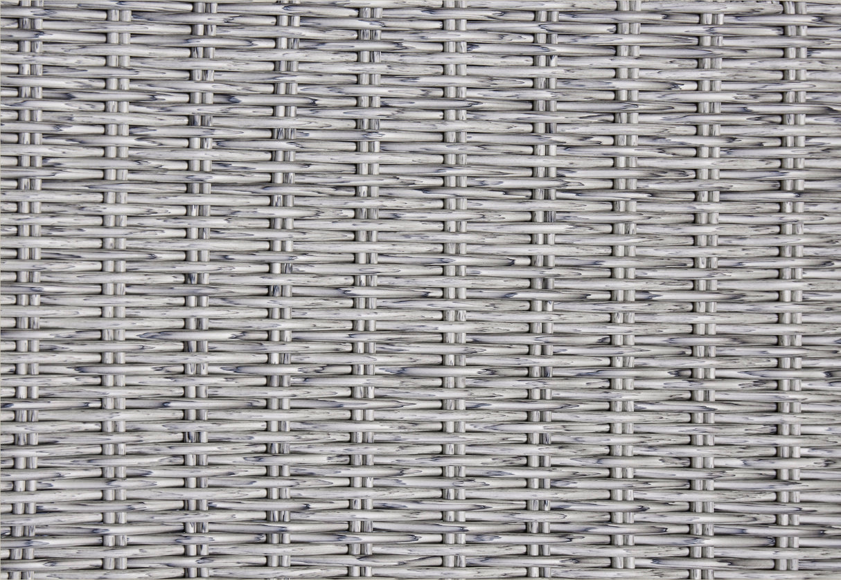 Banc bleu tissu osier en résine - Naples Beach