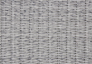 Banc bleu tissu osier en résine - Naples Beach