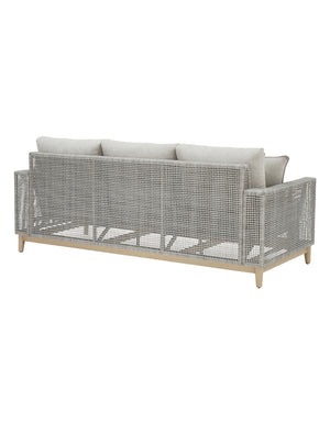 Sofa extérieur osier gris pâle - Seton Creek