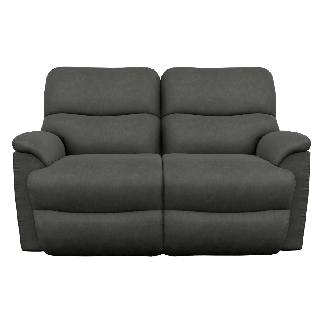 Causeuse inclinable aspect cuir noir - Trouper