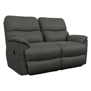 Causeuse inclinable aspect cuir noir - Trouper