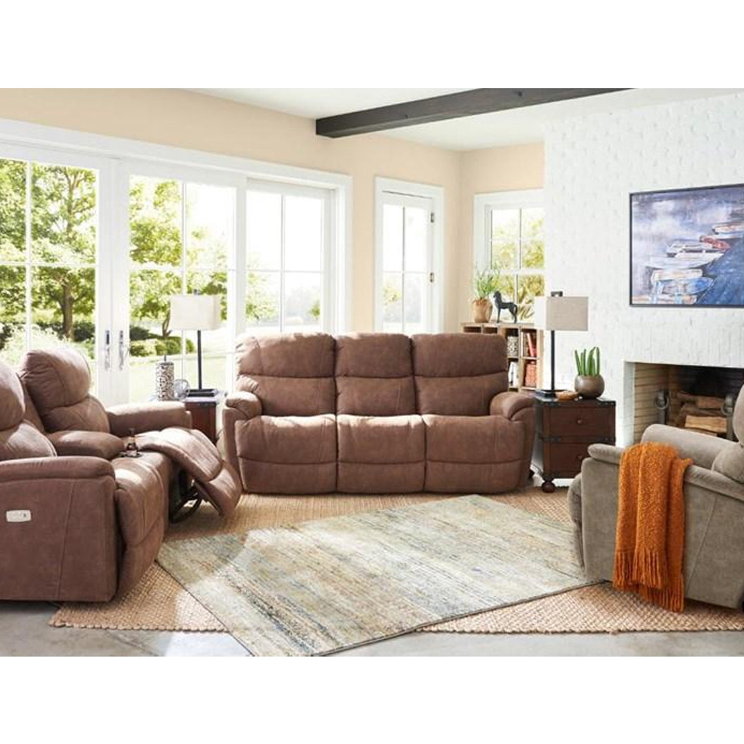 Causeuse inclinable aspect cuir noir - Trouper