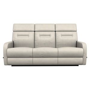 Sofa inclinable en cuir beige pâle - Lennon