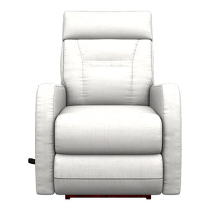 Fauteuil berçant et inclinable en tissu blanc - Lennon