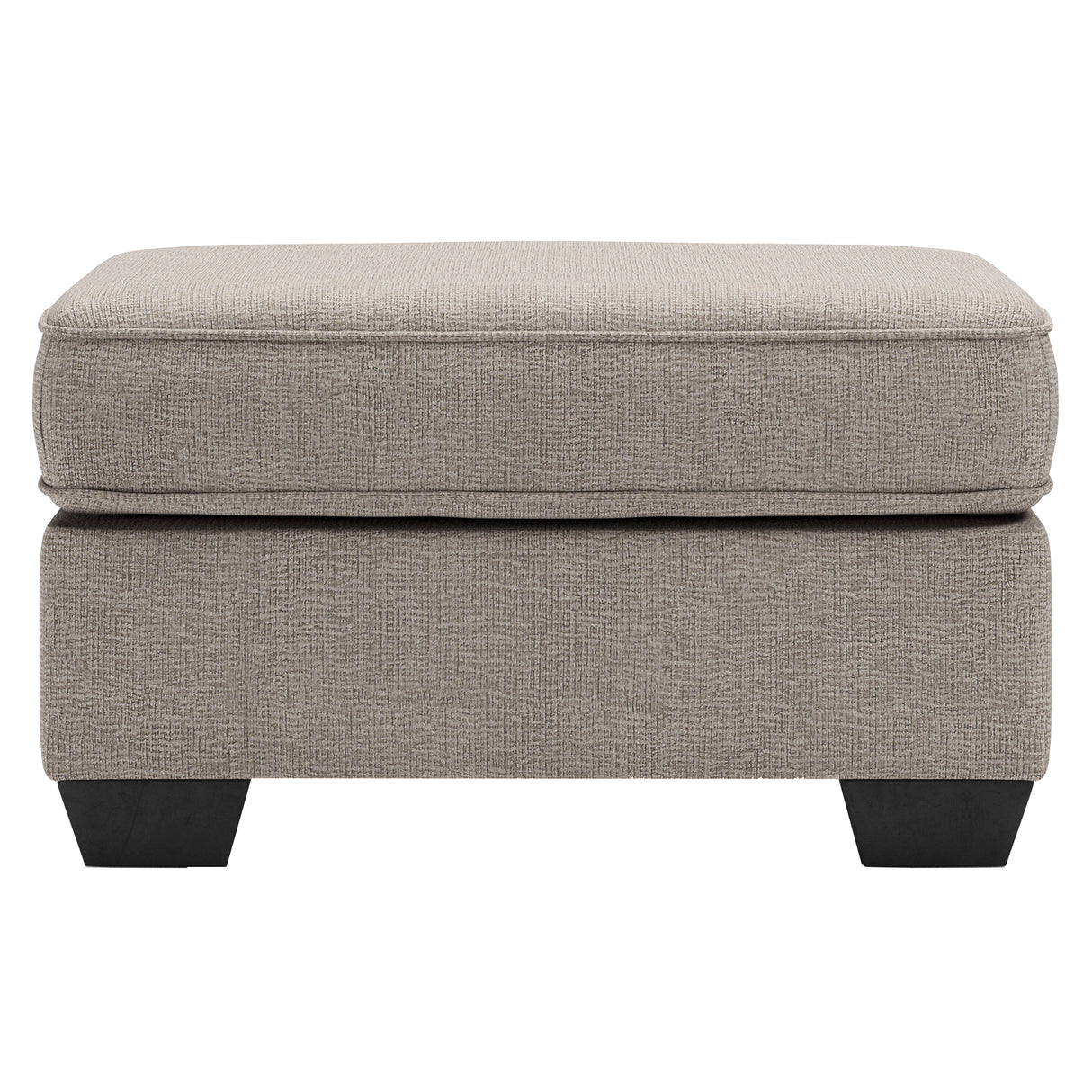 Ottoman Greaves en tissu gris pierre