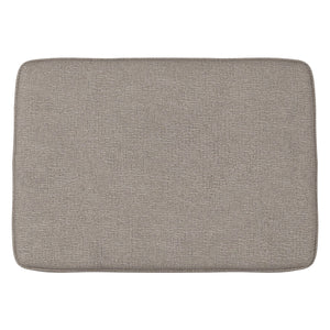 Ottoman Greaves en tissu gris pierre