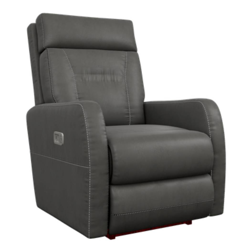 Fauteuil gris foncé en cuir motorisé - Lennon Recliner