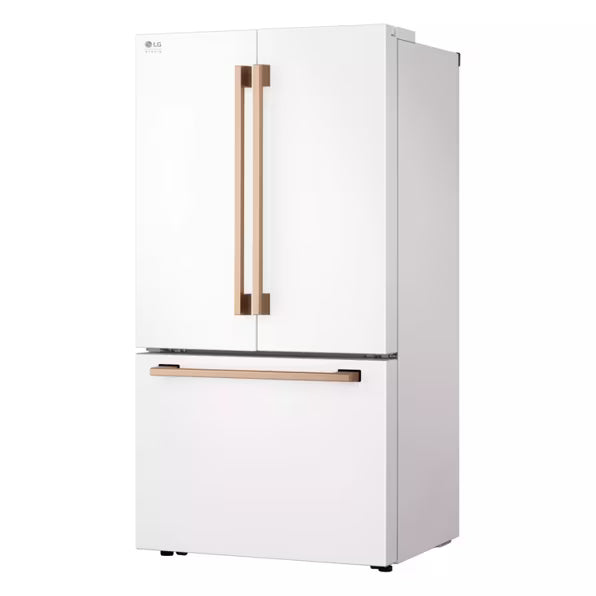 Réfrigérateur porte française 36 po, 26,5 pi³, 3 portes, Blanc - Essence White avec Door Cooling