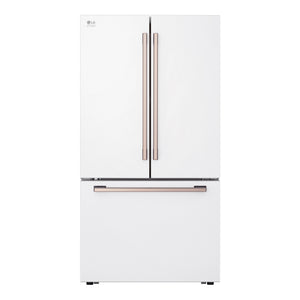 Réfrigérateur portes françaises Blanc 36po