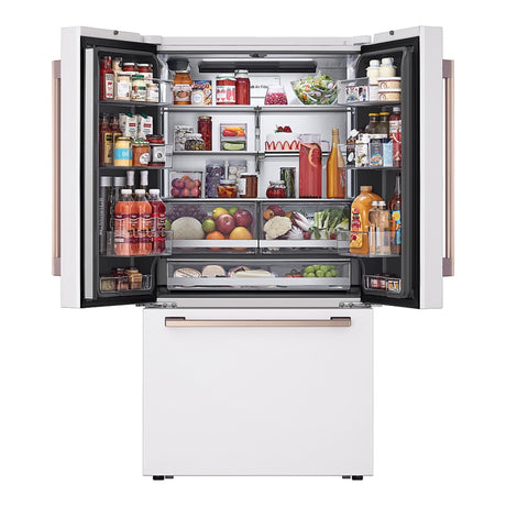 Réfrigérateur portes françaises Blanc 36po