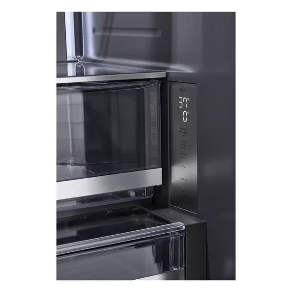 Réfrigérateur porte française 36 po, 26,5 pi³, 3 portes, Blanc - Essence White avec Door Cooling