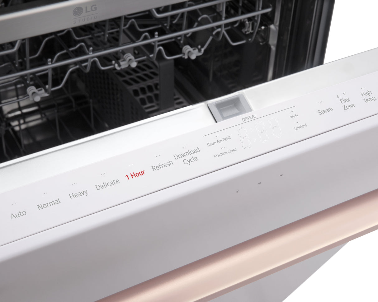 Lave-vaisselle intelligent encastrable 24 po. 40 dBA avec QuadWash™ Pro - White Essence