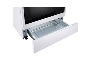 Cuisinière au gaz encastrable 30 po 6,3 pi³ Blanc - Studio - Air Fry, brûleur UltraHeat™ & InstaView