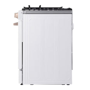 Cuisinière au gaz encastrable 30 po 6,3 pi³ Blanc - Studio - Air Fry, brûleur UltraHeat™ & InstaView