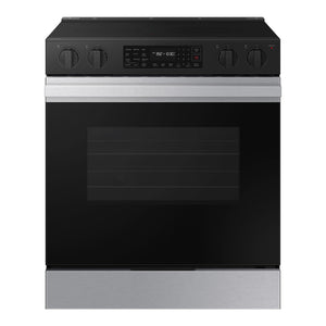 Cuisinière électrique encastrable 30 po, 6,3 pi³ Inox avec Air Fry et Nettoyage à la vapeur