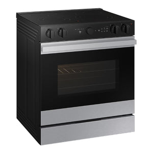 Cuisinière électrique encastrable 30 po, 6,3 pi³ avec Air Fry et Air Sous Vide - Série Bespoke