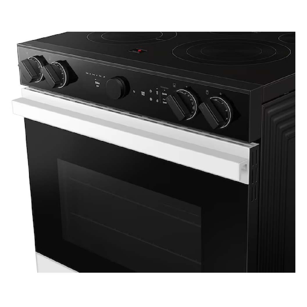 Cuisinière encastrable 30 po, 6,3 pi³ Inox - Série Bespoke avec Friture à l'air et Wi-Fi