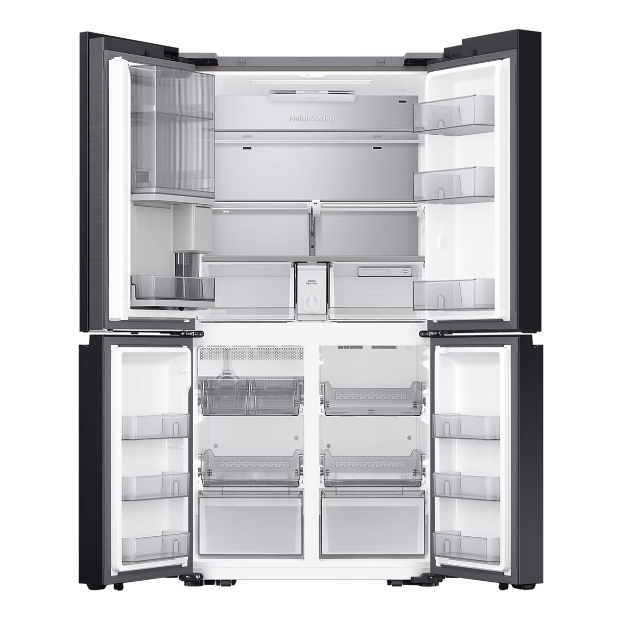 Réfrigérateur 4 portes inox 36po