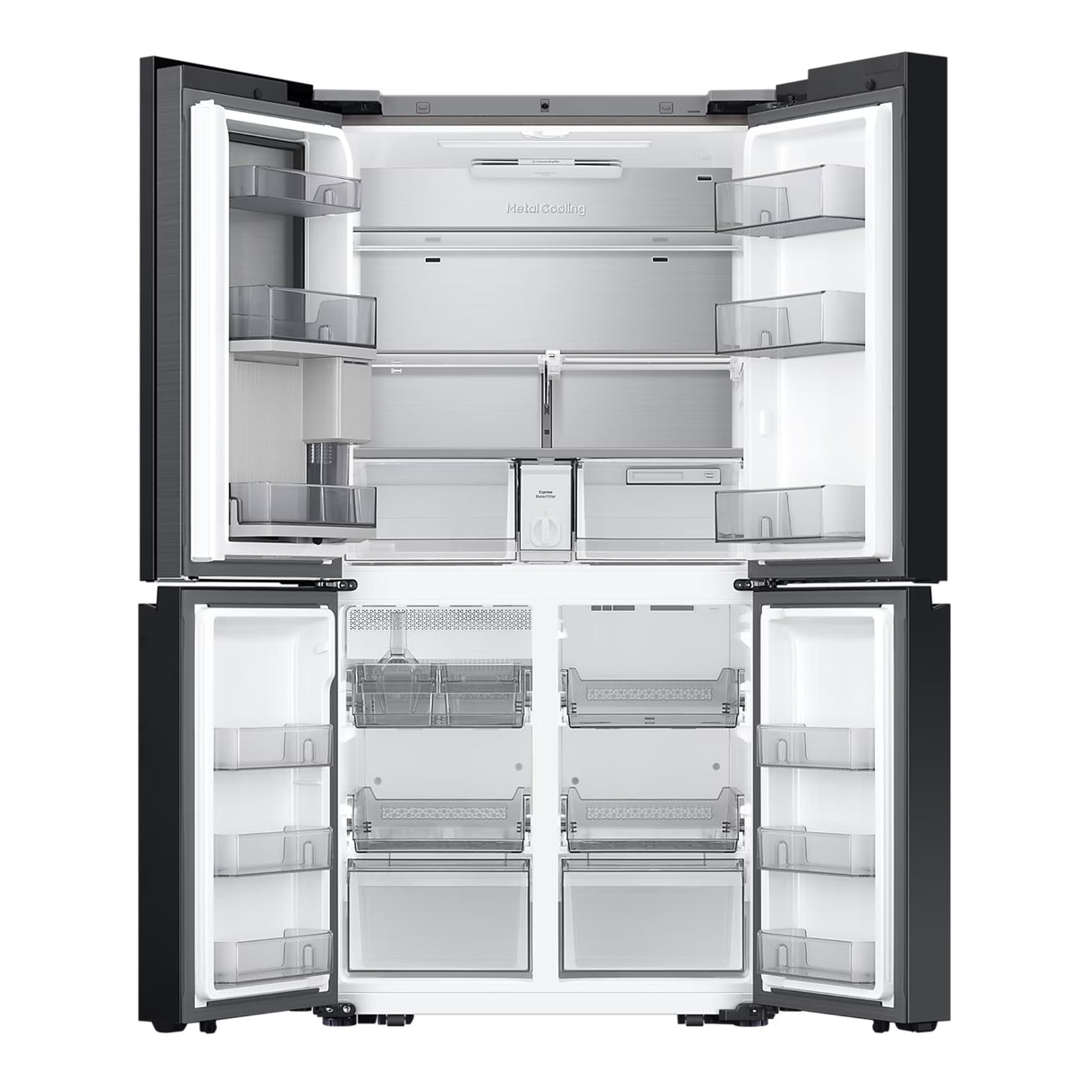 Réfrigérateur 4 portes inox 36po