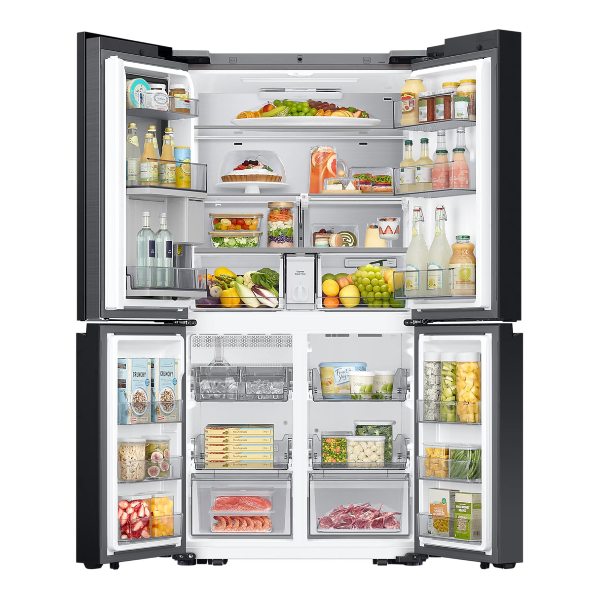 Réfrigérateur 4 portes inox 36po