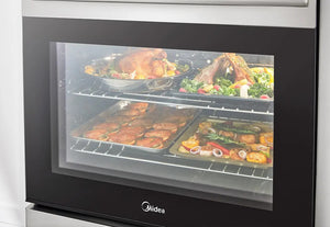Cuisinière électrique 30 po Inox Capacité spacieuse