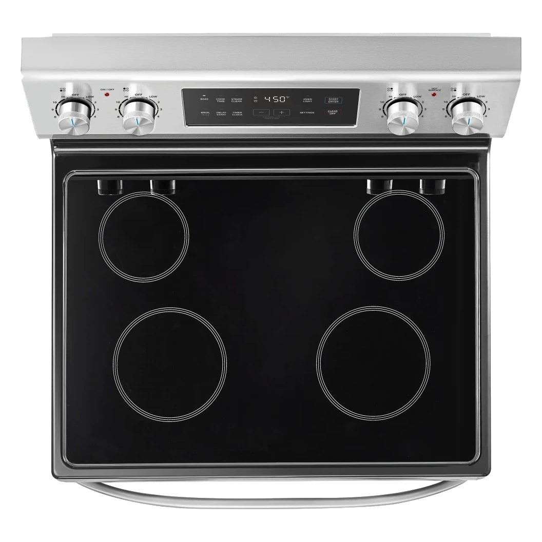 Cuisinière électrique 30 po Inox Capacité spacieuse