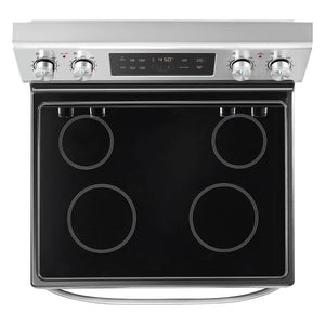Cuisinière électrique 30 po Inox Capacité spacieuse