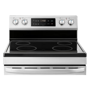 Cuisinière électrique 30 po Inox Capacité spacieuse