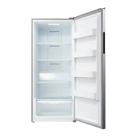 Congélateur vertical 33 po, 17 pi³ Inox - Convertible réfrigérateur/congélateur
