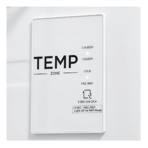 Congélateur vertical 33 po, 17 pi³ Inox - Convertible réfrigérateur/congélateur