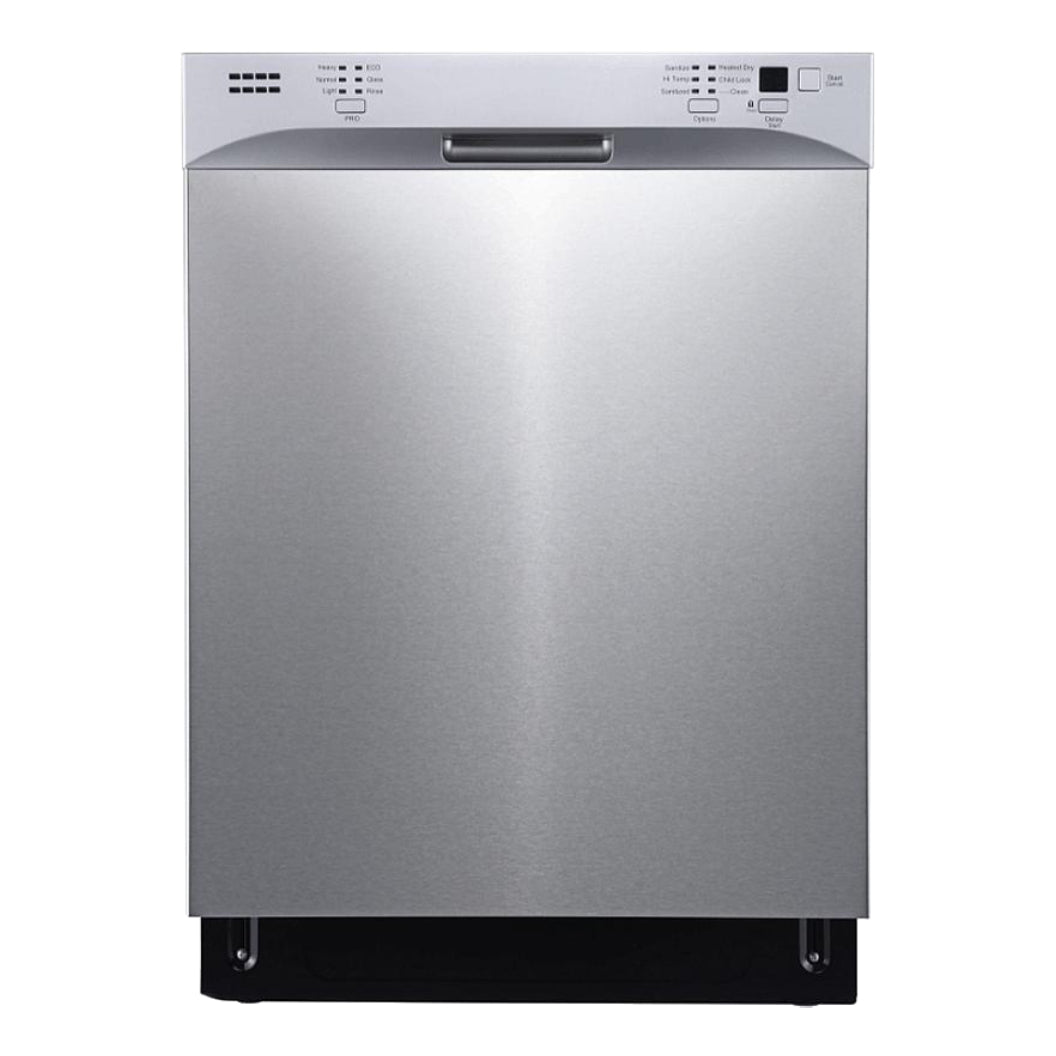 Lave-vaisselle encastrable 24 po. 52 dBA Inox à cuve hybride