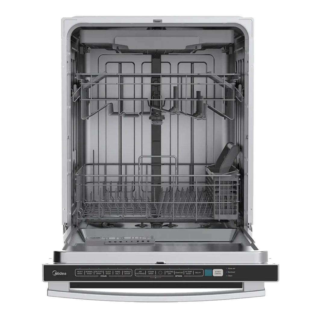Lave-vaisselle encastrable 24 po. 45 dBA Inox avec capteurs intelligents
